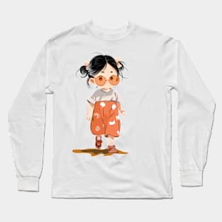 The girl Long Sleeve T-Shirt